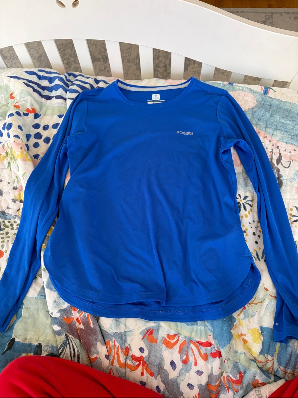 Columbia Men’s Long-Sleeve Performance Tee/Swim Shirt - Blue
